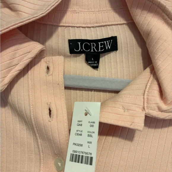J. Crew Pink Short Sleeve Polo - Picture 5 of 10